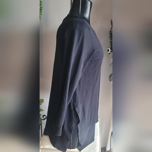Cyrus Black Long Sleeve Top Sz. M - Picture 4 of 7
